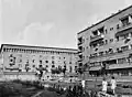 Immeuble Schosse Entuziastov, de Guryev-Gurevich et Zaltsmann, 1935-36