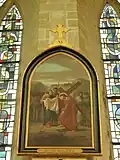 Jésus essuyé par sainte Véronique.