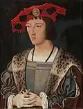 Portrait d'un courtier de Jan Mostaert