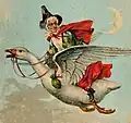 Illustration de Gems from Mother Goose, recueil de comptine publié en 1899.