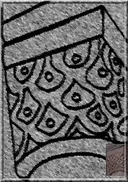 Motifs de vannerie.