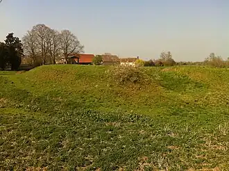 La motte castrale.