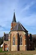 Le chevet de l'église.