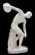 Moulage du Discobole de Myron. Collection moulages antiques