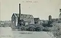 Le moulin de Pont-Réan au début du XXe&nbsp;siècle (carte postale).