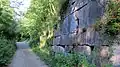 Ancienne carrière de marbre d'Aubert.