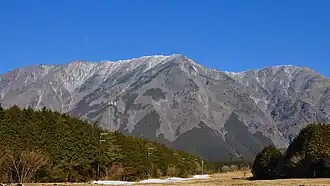 Vue du mont Kenashi depuis Shizuoka