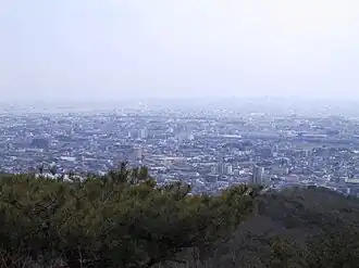 Vue depuis le sommet.