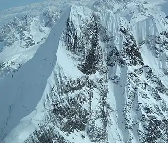 Vue aérienne du mont Orville.