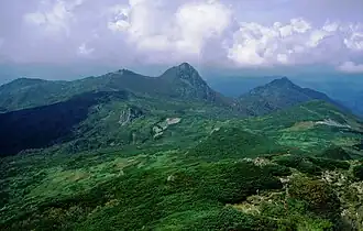 Vue du mont Yūbari.