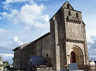 Vue nord-ouest de l'église Saint-Martin (sept.&nbsp;2012)
