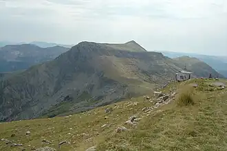 Vue du Mourre de Chanier depuis le sommet du mont Chiran