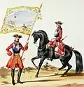 Mousquetaires Gris et Noir, 1745.