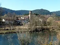 Vue sur l'église.