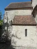 Croisillon sud et absidiole, côté est.