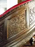 Détail de la rampe d'accès.
