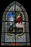Apparition du Sacré-Cœur à Marguerite-Marie Alacoque.