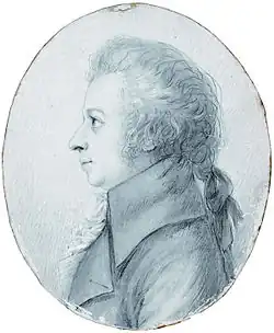 Portrait de Mozart par Doris Stock.