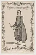 Gravure de John Hamilton Mortimer, 1776 (Angleterre)