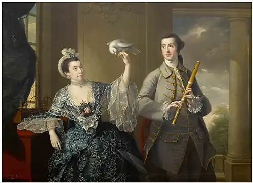 Joseph Wright of Derby :Mr. and Mrs. William Chase,1760