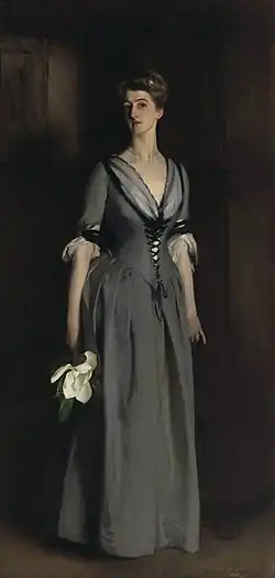 Mrs Albert Vickers (née Edith Foster, belle-sœur de Thomas Vickers), 1884