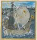 Brutus dirige sa flotte contre Vannes (vers 1520, musée Condé de Chantilly).