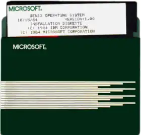 Une disquette de Xenix.