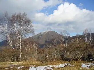 Le mont Akagi, culminant à 1&nbsp;828&nbsp;m.