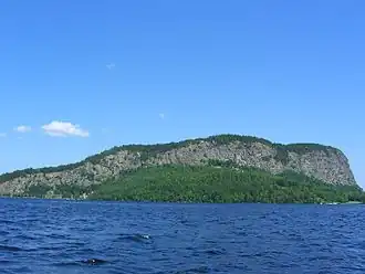 Vue du mont Kineo.