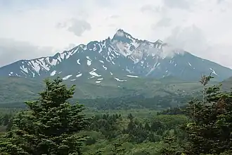 Vue du mont Rishiri.