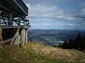 Vue d'un remonte-pente sur le mont Snow.