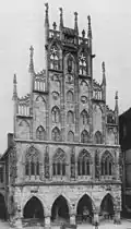 La façade, vers 1900.