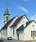L'église Saint-Georges,côté sud-est.