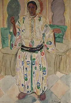 Mujer mora (1911-1912), huile sur toile, 138 x 100&nbsp;cm, musée national des beaux-arts d'Argentine.