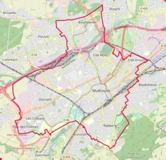 Carte OpenStreetMap.