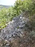 Mur de soutènement Ouest, en continuité du rempart