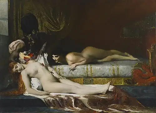 Meurtre au sérail (1874), musée des Beaux-Arts et d'Archéologie de Besançon.