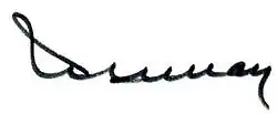 signature de Murray Chotiner