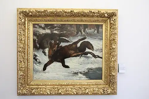 Le Renard pris au piège (1860).