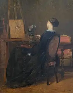 Étude de fleurs (vers 1859).