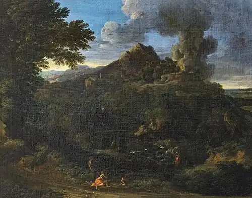 Incendie de Tivoli, Montauban, Musée Ingres-Bourdelle.