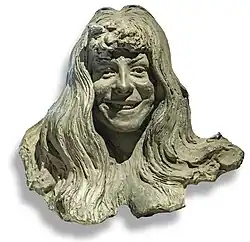 Rieuse à la belle chevelure - Antoine Bourdelle