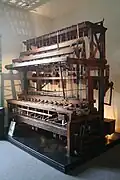 Métier à tisser de la fabrique Lécuyer, Thiberville, seconde moitié du XIXe&nbsp;siècle.