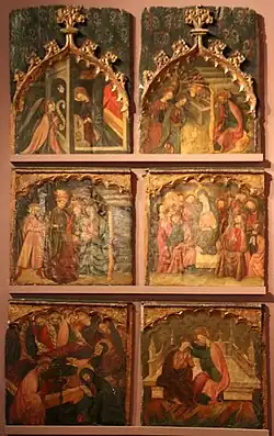 École catalane du XVIe&nbsp;siècle, Scènes de la vie de la Vierge.