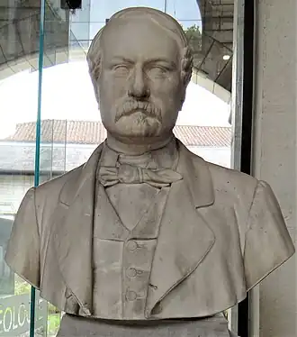 Buste de Félix de Verneilh, Périgueux, musée d'Art et d'Archéologie du Périgord.