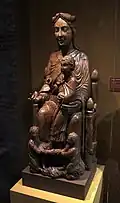 Vierge à l’Enfant assise.