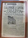 Titre de l'Union du 8 mai 1945.