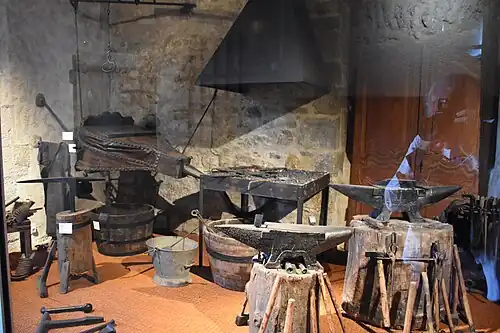 Atelier du forgeron.