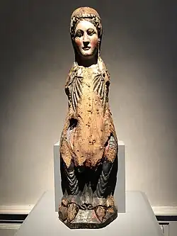 Vierge en majesté (XIIe&nbsp;siècle).