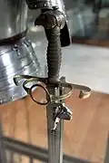 Spada da lato avec mécanisme d'arme à feu, musée de l'Armée de Paris.